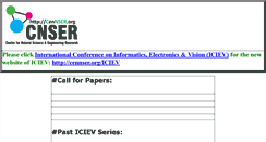 Desktop Screenshot of iciev.org